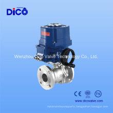 API Pneumatic / Electric Flange Floating Ball Valve